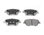 Гальмів.колодки передн. NF,Optima 09- JAPANPARTS PAK28AF (фото 1)