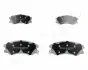 Комплект тормозных колодок, дисковый тормоз JAPANPARTS PAW10AF (фото 1)