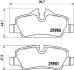 Колодки гальмівні задні MINI MINI COOPER 1.2-2.0 2013- JAPANPARTS PP0118AF (фото 2)