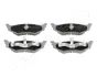 Комплект тормозных колодок, дисковый тормоз JAPANPARTS PP016AF (фото 1)