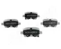 OPEL гальмів.колодки задн.Astra K 15- JAPANPARTS PP0400AF (фото 1)