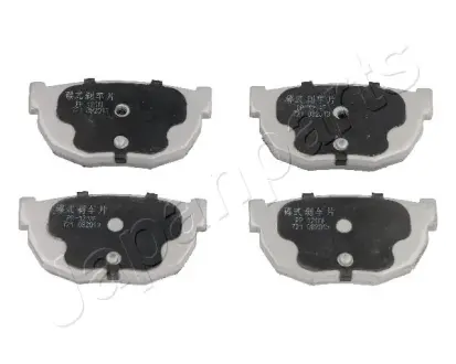 Комплект тормозных колодок, дисковый тормоз JAPANPARTS PP121AF