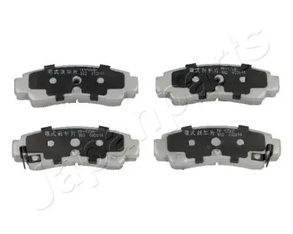 Комплект тормозных колодок, дисковый тормоз JAPANPARTS PP125AF