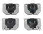 Комплект тормозных колодок, дисковый тормоз JAPANPARTS PP129AF (фото 1)