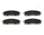 Комплект тормозных колодок, дисковый тормоз JAPANPARTS PP206AF (фото 1)