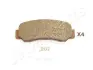 Комплект тормозных колодок, дисковый тормоз JAPANPARTS PP207AF (фото 1)