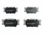 Комплект тормозных колодок, дисковый тормоз JAPANPARTS PP218AF (фото 1)