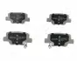 Комплект тормозных колодок, дисковый тормоз JAPANPARTS PP224AF (фото 1)