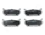 Комплект тормозных колодок, дисковый тормоз JAPANPARTS PP307AF (фото 1)