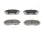 Комплект тормозных колодок, дисковый тормоз JAPANPARTS PP316AF (фото 1)