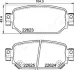 MAZDA Колодки гальмівні задн. 3 13-, CX-3 JAPANPARTS PP321AF (фото 2)