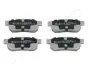 Комплект тормозных колодок, дисковый тормоз JAPANPARTS PP402AF (фото 1)