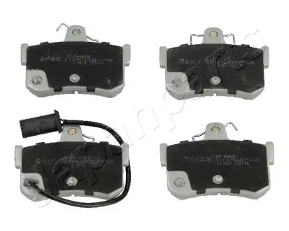 Комплект тормозных колодок, дисковый тормоз JAPANPARTS PP406AF