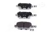 Комплект тормозных колодок, дисковый тормоз JAPANPARTS PP413AF (фото 1)