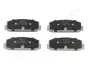 Комплект тормозных колодок, дисковый тормоз JAPANPARTS PP502AF (фото 1)