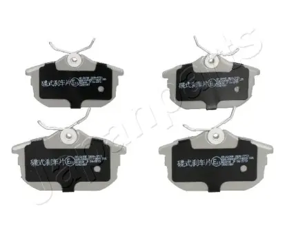 Комплект тормозных колодок, дисковый тормоз JAPANPARTS PP507AF