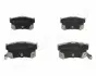 Комплект тормозных колодок, дисковый тормоз JAPANPARTS PP598AF (фото 1)