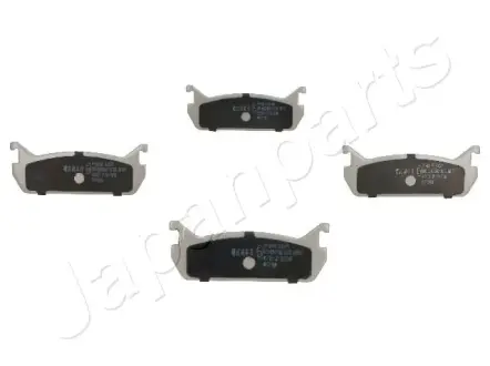 Комплект тормозных колодок, дисковый тормоз JAPANPARTS PP601AF