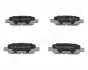Комплект тормозных колодок, дисковый тормоз JAPANPARTS PP702AF (фото 1)