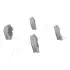 Комплект тормозных колодок, дисковый тормоз JAPANPARTS PP901AF (фото 3)