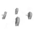 Комплект тормозных колодок, дисковый тормоз JAPANPARTS PP901AF (фото 4)