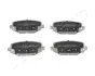 Комплект тормозных колодок, дисковый тормоз JAPANPARTS PP908AF (фото 1)