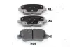Комплект тормозных колодок, дисковый тормоз JAPANPARTS PPH09AF (фото 1)