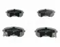Комплект тормозных колодок, дисковый тормоз JAPANPARTS PPK04AF (фото 1)