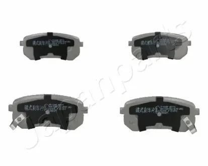 Комплект тормозных колодок, дисковый тормоз JAPANPARTS PPK04AF