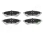 Комплект тормозных колодок, дисковый тормоз JAPANPARTS PPW01AF (фото 1)