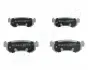 Комплект тормозных колодок, дисковый тормоз JAPANPARTS PPW02AF (фото 1)