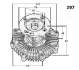 TOYOTA віскомуфта вентилятора радіатора Hiace IV,Hilux V JAPANPARTS VC207 (фото 3)