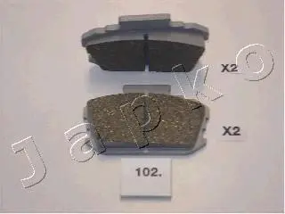 Комплект тормозных колодок, дисковый тормоз JAPKO 50102
