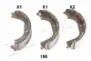 Колодки тормозные барабанные задние Nissan Navara D22 (98-) JAPKO 55196 (фото 1)