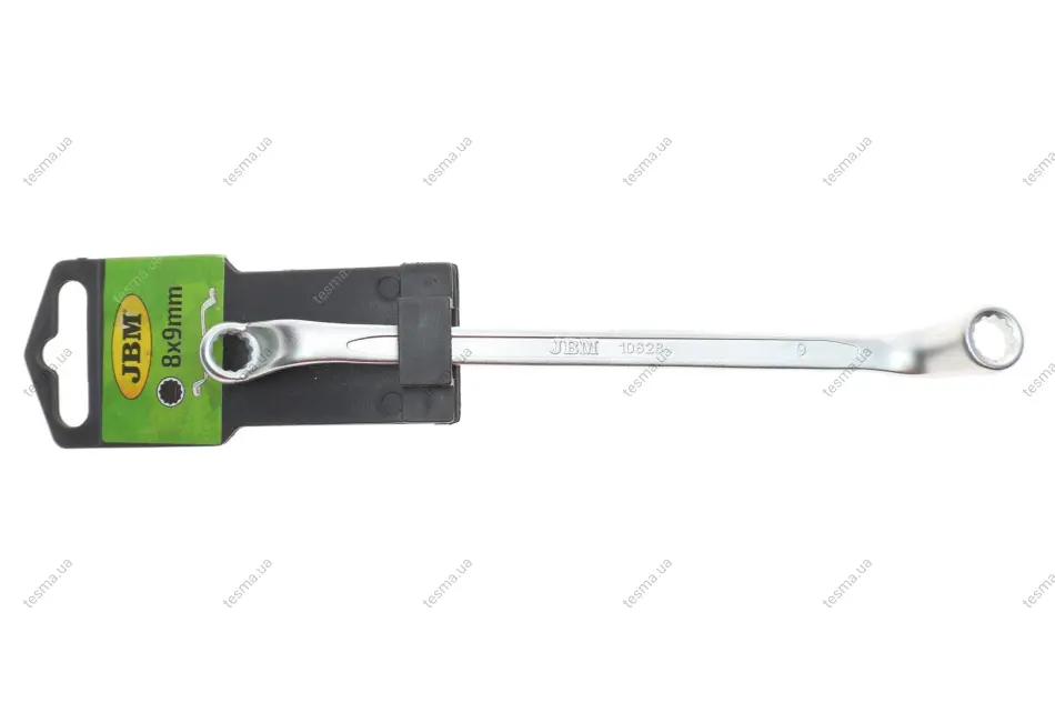 ключ колінчастий 8х9 мм 45° L-180 мм JBM 10628 - фото 1