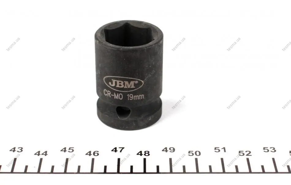 головка торцева ударна 1/2" 19 мм JBM 11121 - фото 1