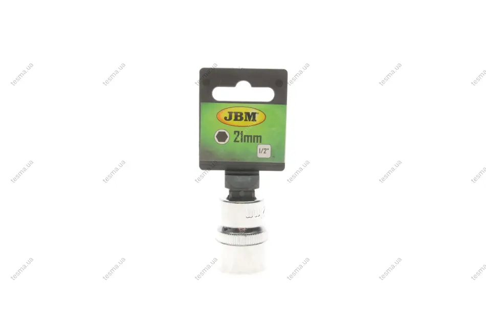 головка торцева 1/2" 21 мм (хромована) JBM 13267 - фото 1