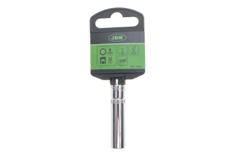 Головка торцева 1/4" 8 мм Long 50 мм JBM 13347