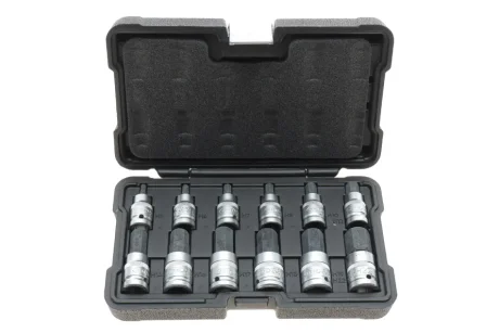 Набір головок 1/2" зі вставками Hex 12 од. JBM 51260