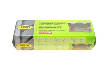 Викрутка динамометрична 1/4" 2-10 Нм 242 мм JBM 51830