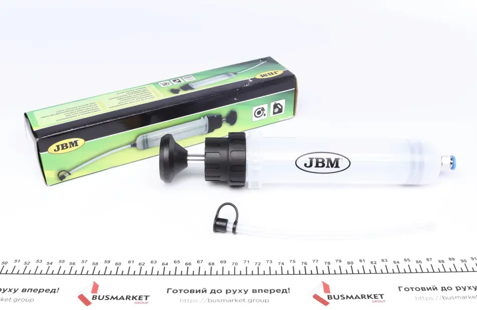Міні-шприц 200 мл з гнучким шлангом 200 мм JBM 52628 (фото 1)