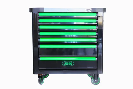 Візок з інструментами 7 секцій 199 од. (зелений) JBM 53912