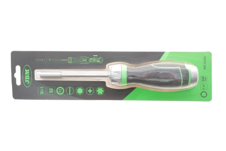 Викрутка із тріскачкою M6 та біти 12 од. JBM 54552