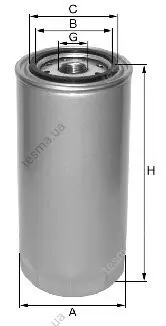 oil filter, spin-on JCB 724250820 - фото 1