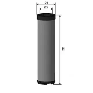 Air filter, by-pass. Фильтр воздушный, запасный JOHN DEERE F052646