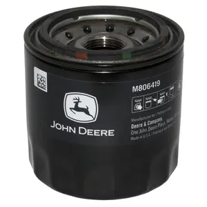 Oil filter, Spin-On. Фильтр масляный, накручиваемый JOHN DEERE M806419