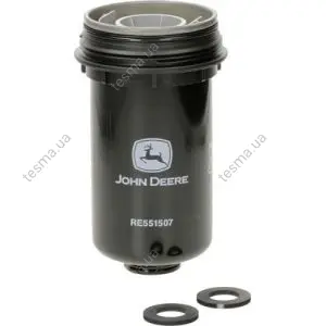 Fuel filter, Spin-On. Фильтр топливный, накручиваемый JOHN DEERE RE551507 (фото 1)