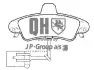 Комплект тормозных колодок, дисковый тормоз JP GROUP 1563700319 (фото 1)