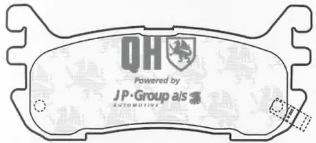 Комплект тормозных колодок, дисковый тормоз JP GROUP 3863700519