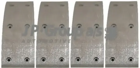 Комплект тормозных башмаков, барабанные тормоза JP GROUP 8163950316